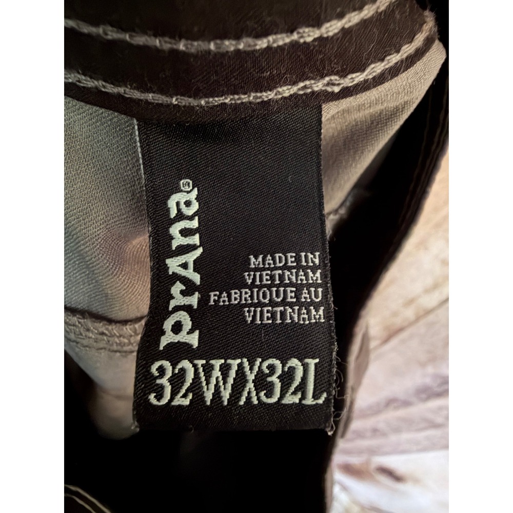 prAna Stretch Zion Pants Belted Camo Cargo Hiking Outdoor Gorpcore 32W x 32L - Picture 7 of 9